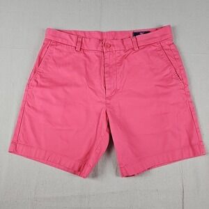 Vineyard Vines Men's 32 Pink Breaker Performance Chino Shorts 7 Inch Inseam